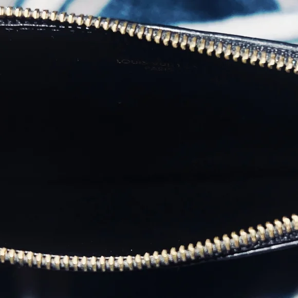Louis Vuitton Monogram Black Zippered Felicie Pouchette Wallet Insert - Picture 6 of 7